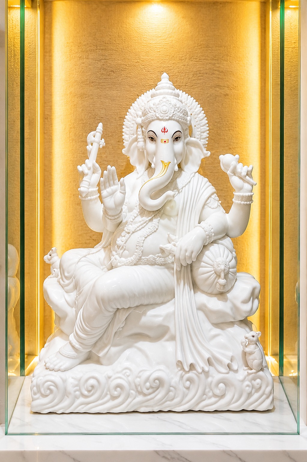 Marble carving artisan