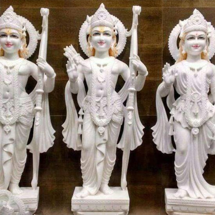 Ram Darbar Marble Murti
