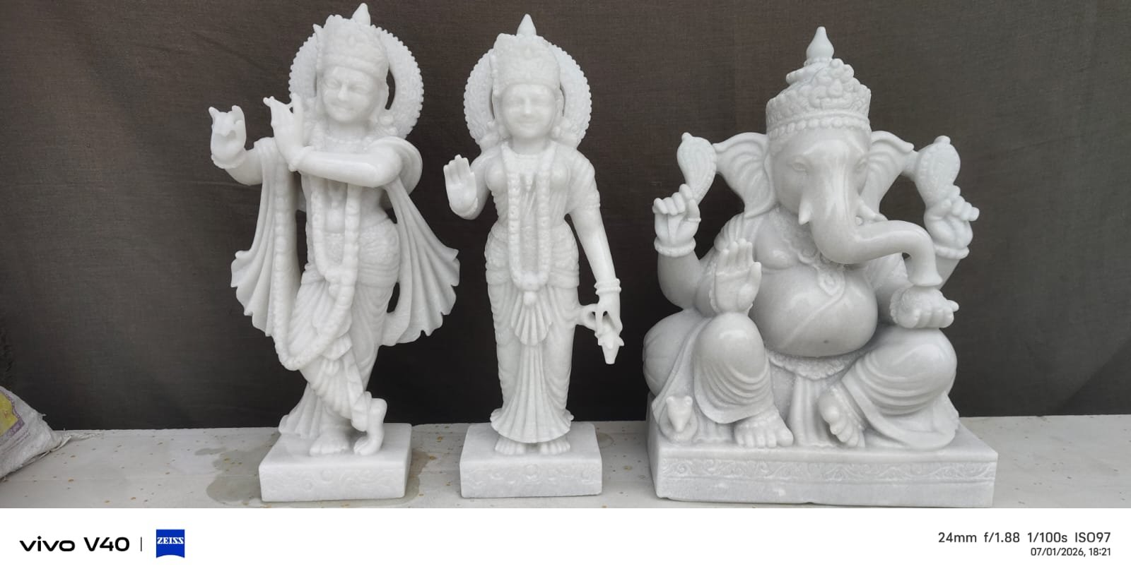 Marble Ganesh Murti